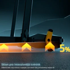 Tapis de marche incliné à 5% ZenRun NOON avec vitesse de 1 à 12 km/h - Double fonctionnalité avec surface massante