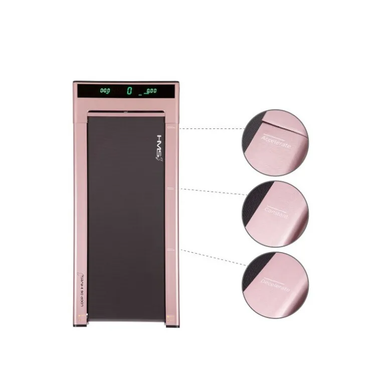 Tapis de marche intuitif et silencieux ultra compact pour sport à domicile