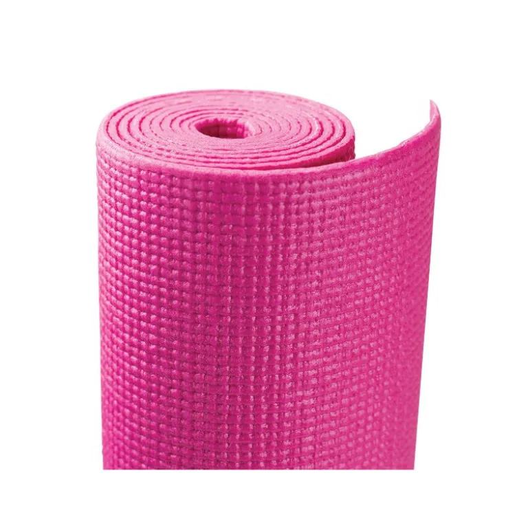 Tapis d'entraînement en PVC pour exercices de fitness yoga et aérobic