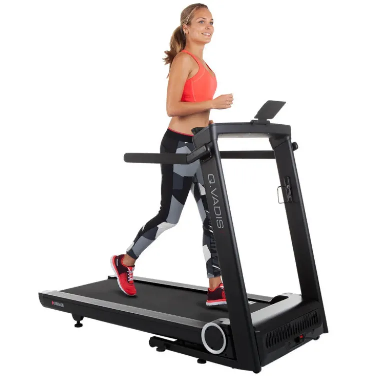 Tapis d'entraînement nouvelle génération avec capacité de pliage - 0,3 à 22 km/h - VADIS 7.0 Hammer