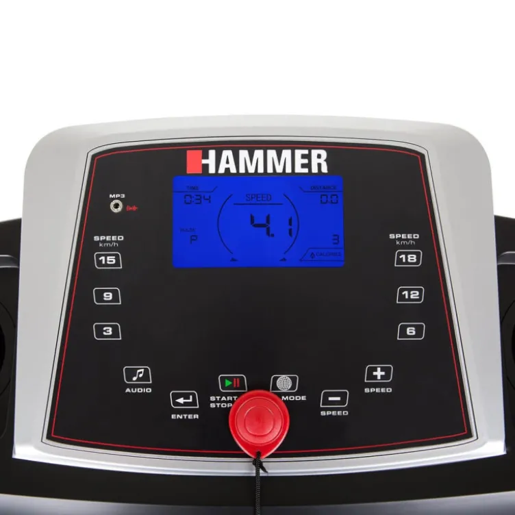 Tapis de running avec écran LCD et pente réglable x 3 - 0,8 à 20 km/h