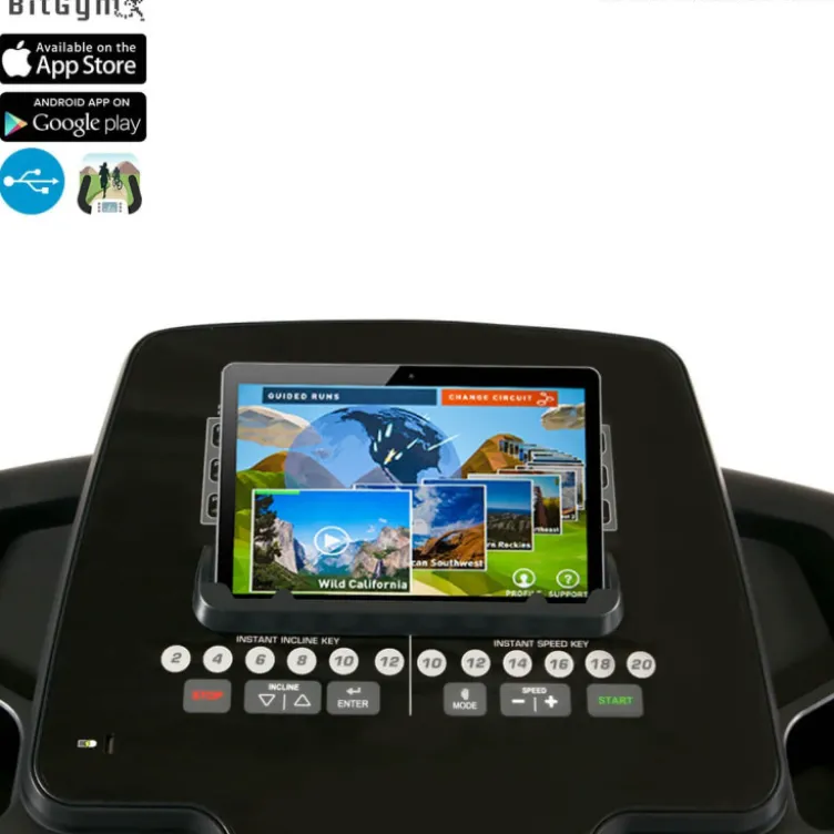 Tapis d'exercice Hi tech pliable pour training de cardio - 1 à 22 km/h