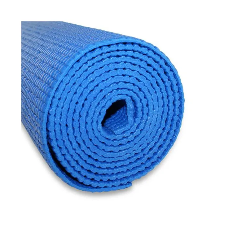 Tapis de Yoga bleu en PVC de haute qualité : 173,5 x 61 cm