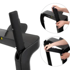 Tapis roulant compact pour entraînement de cardio à la maison - Ecran de contrôle avec multiples programmes