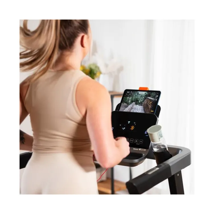 Tapis roulant de cardio inclinable et pliable avec vitesse réglable de 1 à 16 km/h - Écran de bord intégré