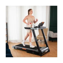 Tapis roulant de cardio inclinable et pliable avec vitesse réglable de 1 à 16 km/h - Écran de bord intégré