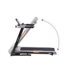 Tapis roulant de cardio inclinable et pliable avec vitesse réglable de 1 à 16 km/h - Écran de bord intégré