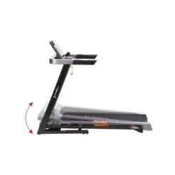 Tapis roulant de cardio inclinable et pliable avec vitesse réglable de 1 à 16 km/h - Écran de bord intégré