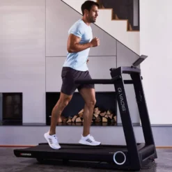 Tapis roulant d'exercice pliable avec surface amortissante - Max 20 km/h