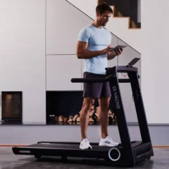 Tapis roulant d'exercice pliable avec surface amortissante - Max 20 km/h
