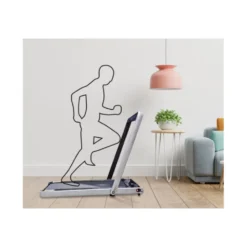 Tapis roulant minimaliste pour cardio avec vitesse maximale de 12 km/h - Rangement facile