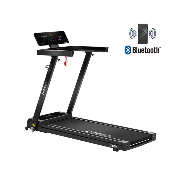 Tapis roulant pour exercices de cardio à domicile avec capacité de pliage - Connexion Bluetooth