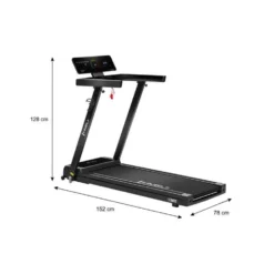 Tapis roulant pour exercices de cardio à domicile avec capacité de pliage - Connexion Bluetooth