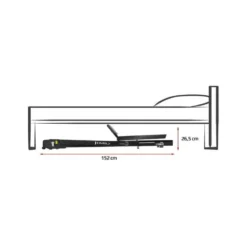 Tapis roulant pour exercices de cardio à domicile avec capacité de pliage - Connexion Bluetooth
