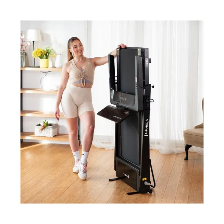 Tapis roulant pour exercices de cardio à domicile avec capacité de pliage - Connexion Bluetooth