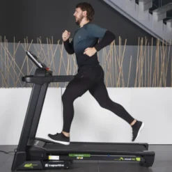 Tapis roulant pour séance de cardio avec moniteur de fréquence cardiaque - Système de suspension haut de gamme