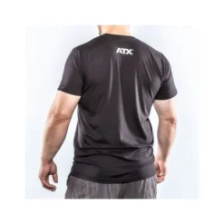 Tee-shirt ATX Barbell Club noir pour hommes et femmes taille M à XXL