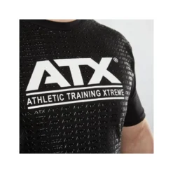 Tee-shirt ATX Grip noir pour hommes et femmes taille M à XXL