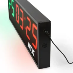 Timer d'entraînement programmable ATX 64 x 20 cm - Minuterie d’intervalle LED professionnelle pour Hyrox et cross-training