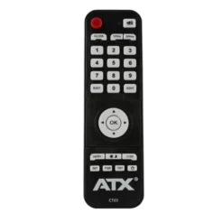 Timer d'entraînement programmable ATX 64 x 20 cm - Minuterie d’intervalle LED professionnelle pour Hyrox et cross-training
