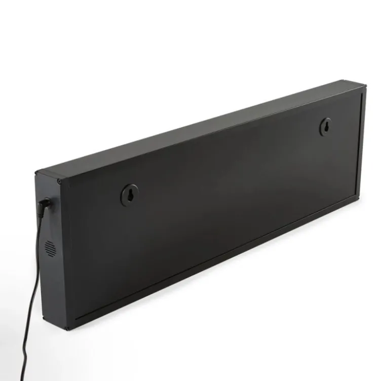 Timer d'entraînement programmable ATX 64 x 20 cm - Minuterie d’intervalle LED professionnelle pour Hyrox et cross-training