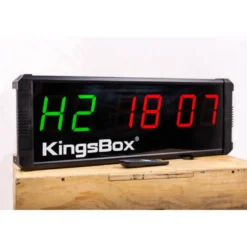 Timer professionnel pour entraînement en salle de sport publique ou privée - Hyrox et HIIT Kingsbox