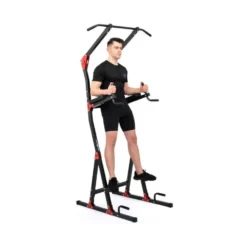 Training station pour séances d'abdominaux et tractions à capacité de charge 120 kg