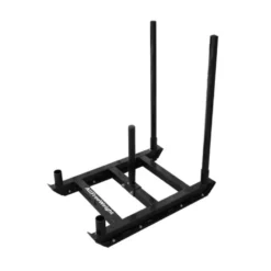 Traîneau de force 2 postes crosstraining disques olympiques - Power sled pour entraînements Hyrox
