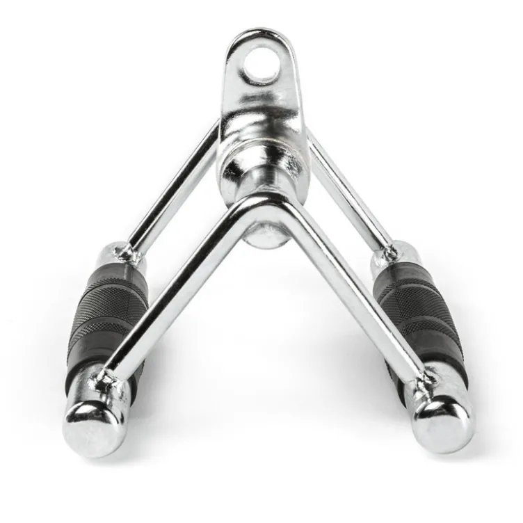 Triangle de tirage pour le dos avec poignées en caoutchouc pour exercices à la poulie