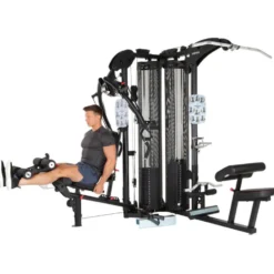 Triple gym station pour exercices de sport variés - Appareil Home-gym polyvalent - M5