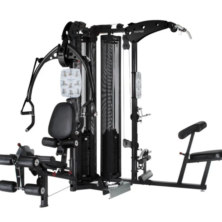Triple gym station pour exercices de sport variés - Appareil Home-gym polyvalent - M5