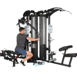 Triple gym station pour exercices de sport variés - Appareil Home-gym polyvalent - M5