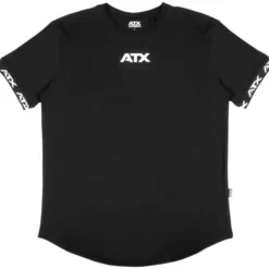 T-shirt noir de sport en coton de marque ATX - S à XL