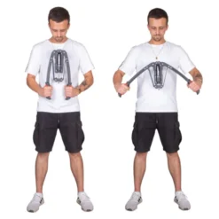 Twister arm trainer avec 20 niveaux de résistance de 10 à 200 kg - Entraîneur de force pour les bras