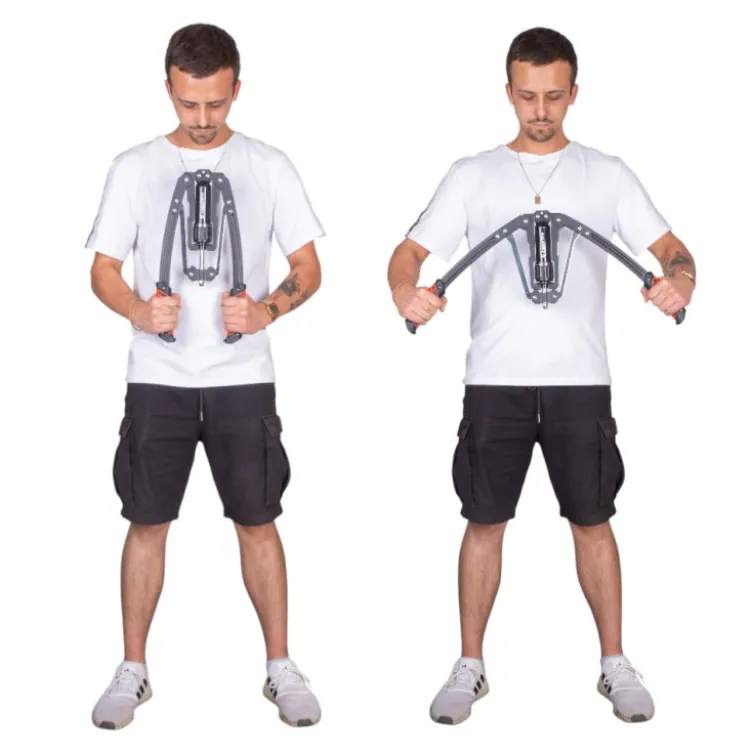 Twister arm trainer avec 20 niveaux de résistance de 10 à 200 kg - Entraîneur de force pour les bras