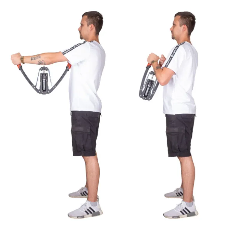 Twister arm trainer avec 20 niveaux de résistance de 10 à 200 kg - Entraîneur de force pour les bras