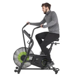 Vélo Air Bike Lite avec ventilateur ultra performant à résistance à air - Programmes par intervalles multiples