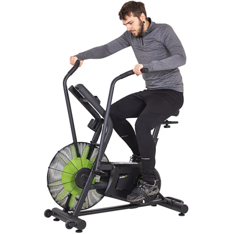 Vélo Air Bike Lite avec ventilateur ultra performant à résistance à air - Programmes par intervalles multiples