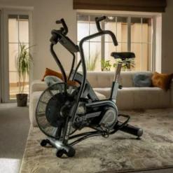 Vélo Air bike Pro pour entraînement de crosstraining avec système de freinage pneumatique - 7 programmes d'entraînement