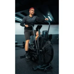Vélo Air Bike PRO V2 Titanium Strength avec écran LCD et ventilateur de diamètre 63 cm