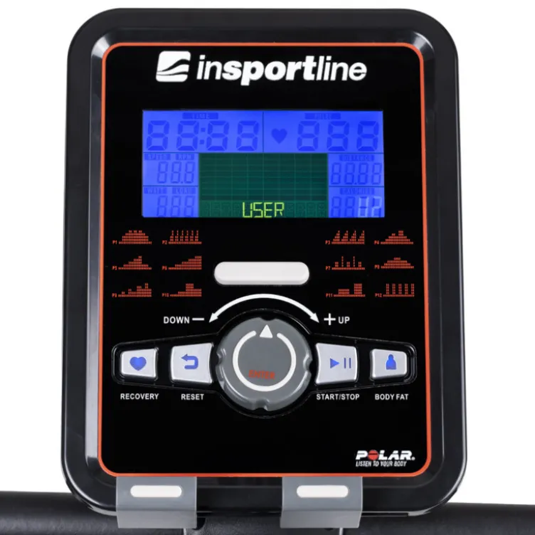 Vélo d'appartement avec châssis ultra stable et siège ergonomique - Ecran LCD rétroéclairé