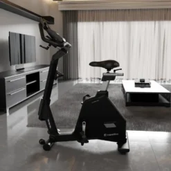 Vélo d'appartement avec guidon et siège ajustables pour séance cardio - Vélo ZenBike 300 avec écran de bord connecté