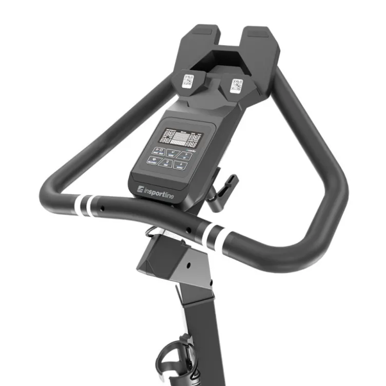 Vélo d'appartement avec guidon et siège ajustables pour séance cardio - Vélo ZenBike 300 avec écran de bord connecté