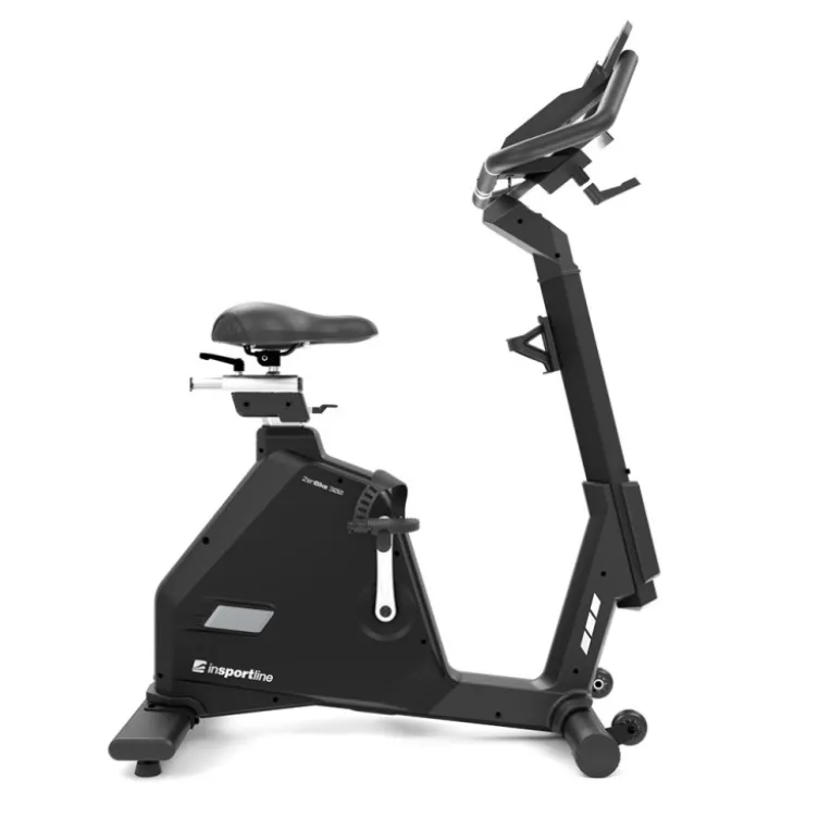 Vélo d'appartement avec guidon et siège ajustables pour séance cardio - Vélo ZenBike 300 avec écran de bord connecté