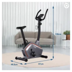 Vélo d'appartement avec roue d'inertie de 5 kg pour sport à domicile