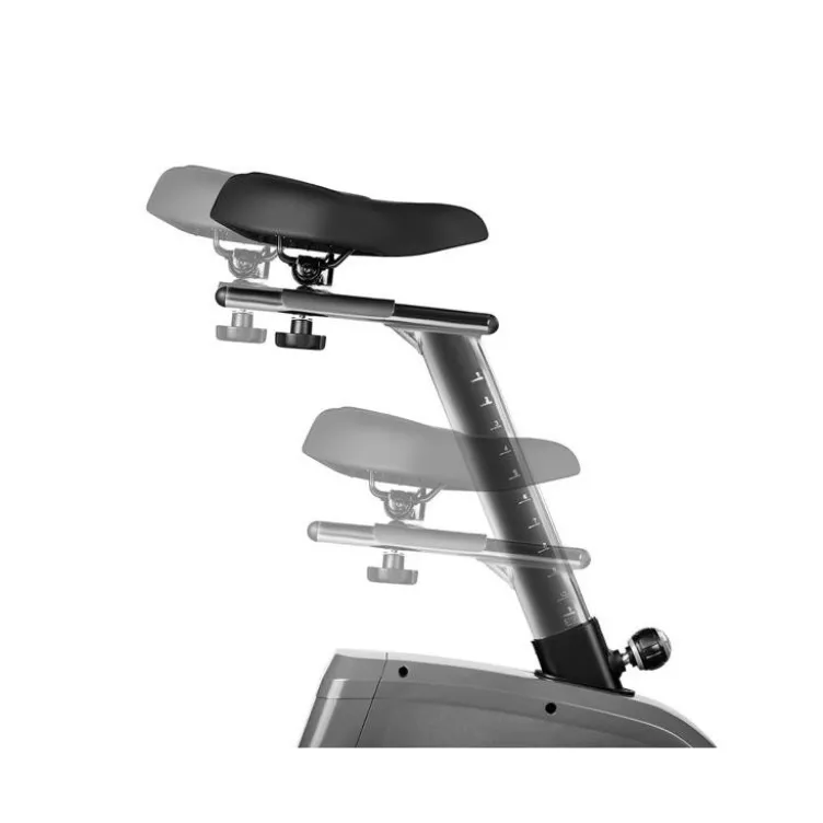 Vélo d'appartement avec selle réglable et roue d'inertie de 9 kg pour séance de cardio-training