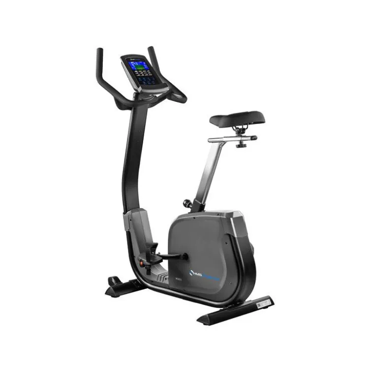 Vélo d'appartement avec selle réglable et roue d'inertie de 9 kg pour séance de cardio-training