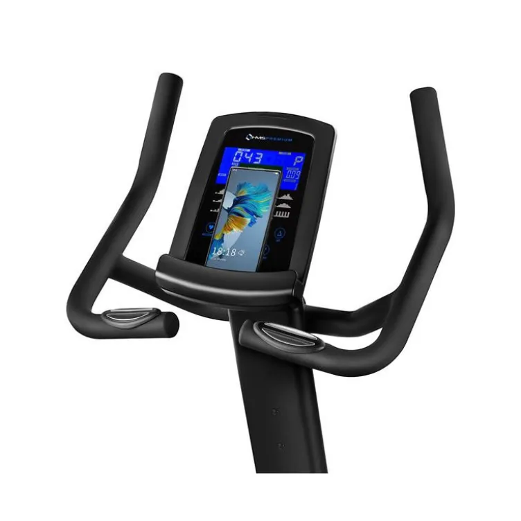 Vélo d'appartement avec selle réglable et roue d'inertie de 9 kg pour séance de cardio-training