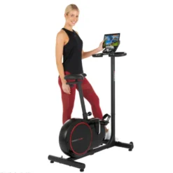 Vélo d'appartement compact avec ordinateur de bord - Applications de fitness compatibles
