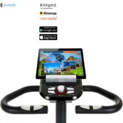 Vélo d'appartement compact avec ordinateur de bord - Applications de fitness compatibles